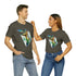 Stained Glass Velociraptor - Short Sleeve Tee